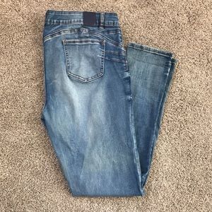 Chic Soul Light Wash Skinny Jeans